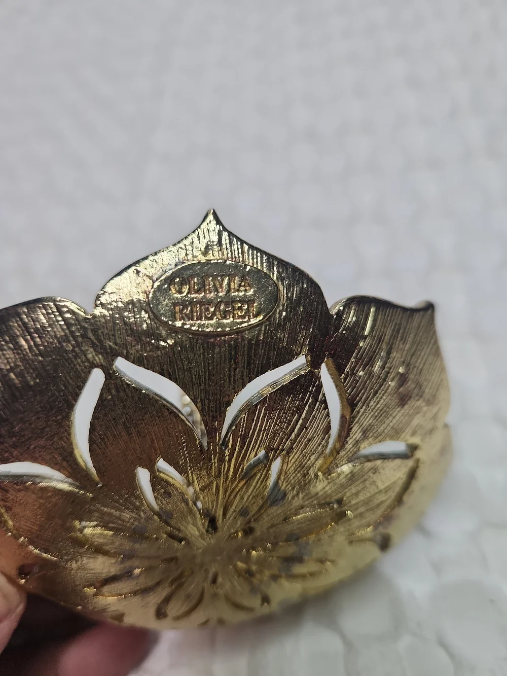 Crystal Lotus Ring Holder - Decorative Jewelry Stand